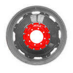 Verwisselbaar middenstuk tractorvelg