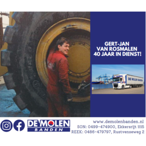 Gert-Jan van Rosmalen 40 jaar in dienst