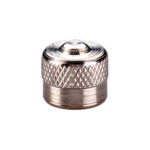 Ventieldop - Messing -VG 8 - Vernikkelt, Kort - 100 Stuks