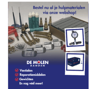 Ontdek de hulpmaterialen van De Molen Banden