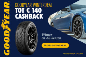 Goodyear Winterdeal: tot €140 cashback!
